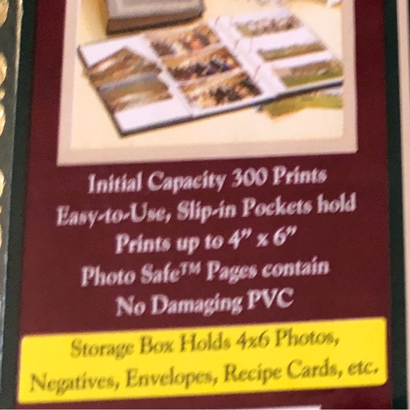 Thompson Dark Green Bonded Leather Photo Album Set of 2 Books - Picture 5 of 5